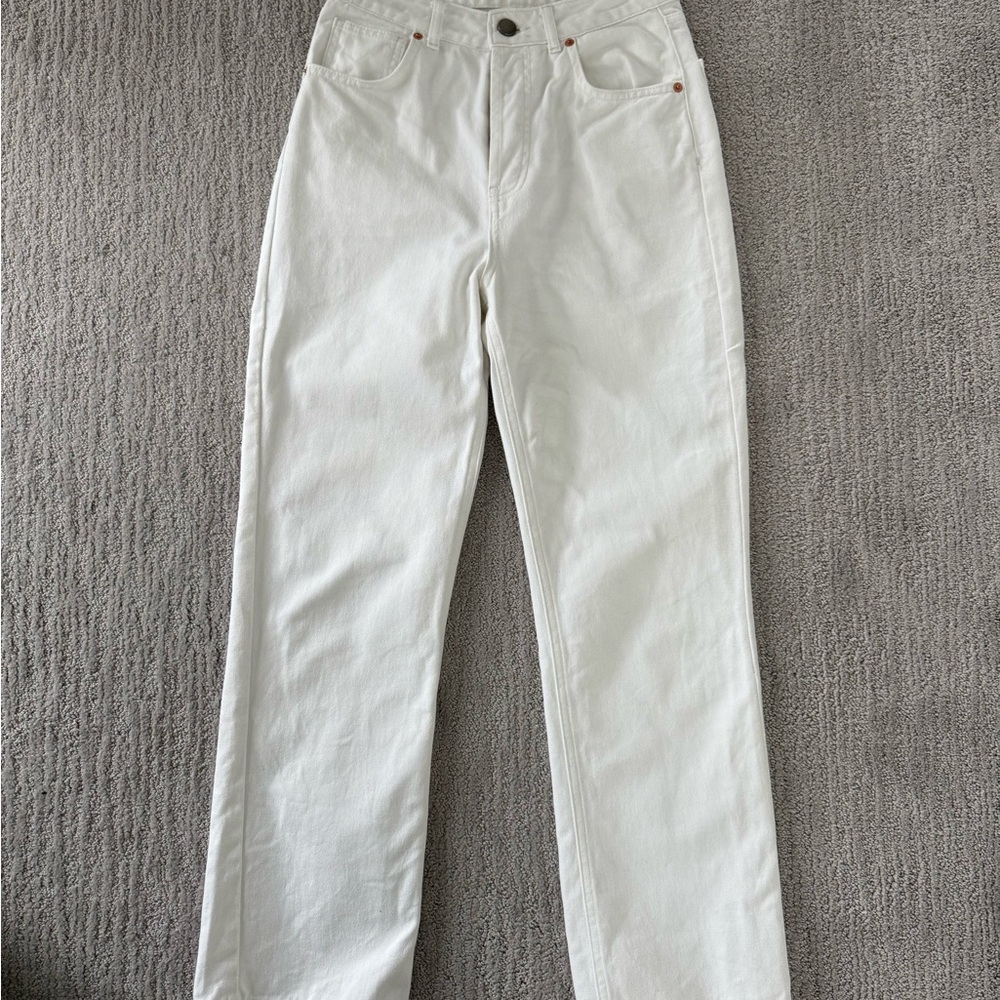 RAEY Women's White Jeans